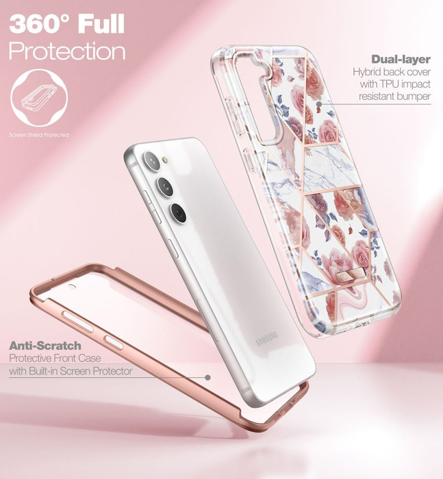 Etui Tech-protect Velar Galaxy S23 Marble Case