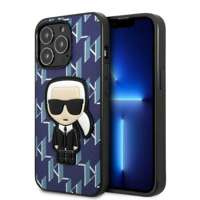 Etui Karl Lagerfeld Klhcp13lpmnikbl iPhone 13 Pro / 13 6,1" Hardcase Niebieski/blue Monogram Ikonik Patch Case