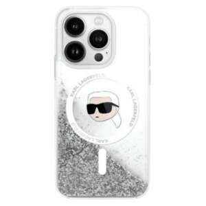 Etui Karl Lagerfeld iPhone 16 Pro 6.3" hardcase transparent Liquid Glitter Karl Head Magsafe