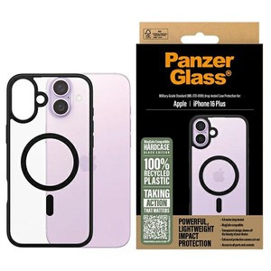 Etui PanzerGlass HardCase iPhone 16 Plus 6.7" czarny/black MagSafe 1303