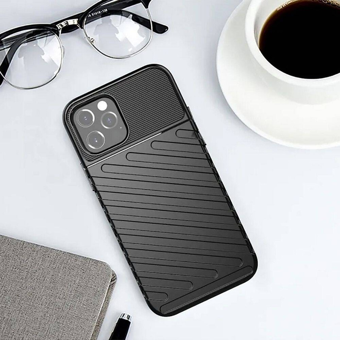 Etui Futerał THUNDER do XIAOMI Redmi 12 4G czarny Case