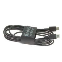 Oryginalny Kabel SAMSUNG Galaxy S22 Ultra S21 A52 A53 USB-C - USB-C 1,8M DŁUGI EP-DW767JBE Czarny