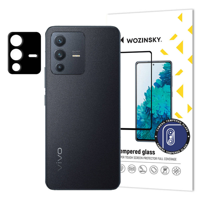 Wozinsky Full Camera Glass szkło hartowane 9H na cały aparat kamerę Vivo V23 5G