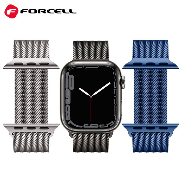 FORCELL F-DESIGN FA03 pasek do APPLE Watch 38 / 40 / 41 mm czarny