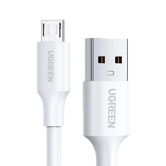 Kabel micro USB UGREEN QC 3.0 2.4A 0.25m (biały)