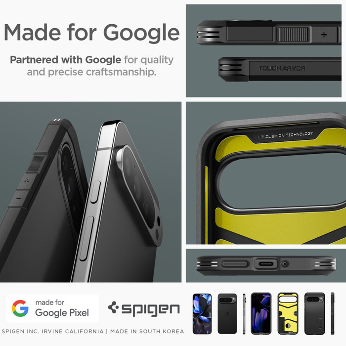 SPIGEN TOUGH ARMOR GOOGLE PIXEL 9 PRO XL BLACK