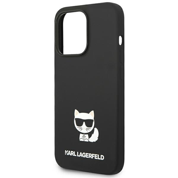 Etui KARL LAGERFELD Apple iPhone 14 Pro Max Silicone Choupette Body Czarny Hardcase