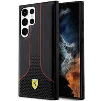 Etui Ferrari FEHCS23LPCSK S23 Ultra S918 czarny/black hardcase Perforated 296 P Case