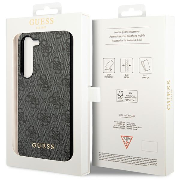 Etui Guess GUHCS24MGF4GGR Samsung Galaxy S24 Plus S926 czarny/black hardcase 4G Charms Collection Case