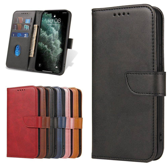 Magnet Case elegancki futerał etui pokrowiec z klapką i funkcją podstawki Samsung Galaxy A53 5G czarny