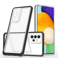 Etui Clear 3in1 etui do Samsung Galaxy A33 5G żelowy pokrowiec z ramką czarny