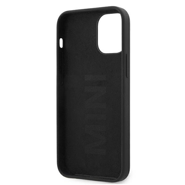 Mini MIHCP12SSLTBK iPhone 12 mini 5,4" czarny/black hard case Silicone Tone On Tone