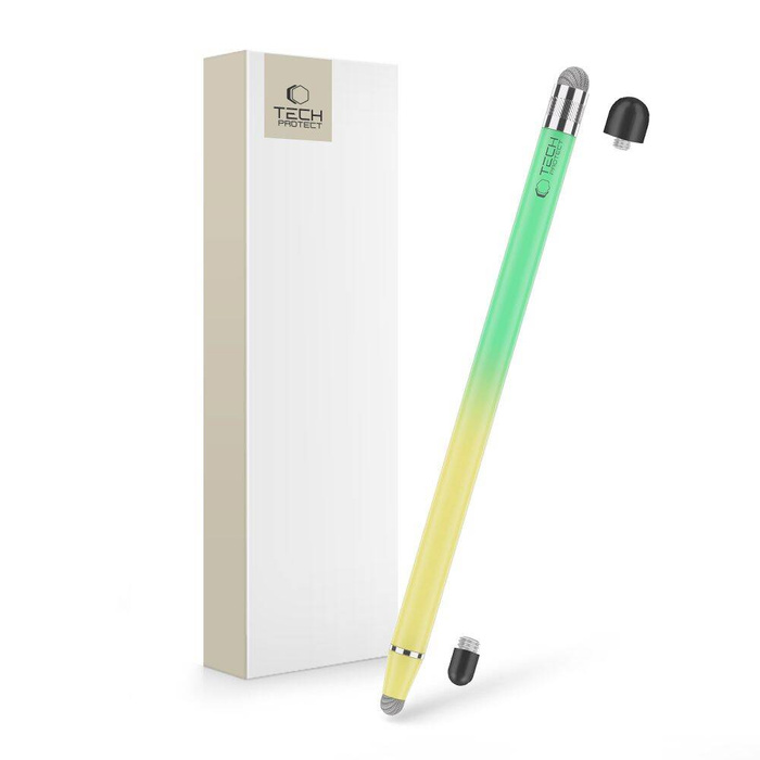 TECH-PROTECT USP100 4-TIP TOUCH STYLUS PEN YELLOW/GREEN