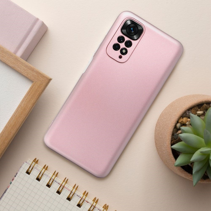 Etui Futerał METALLIC do HONOR 90 PRO 5G różowy Case