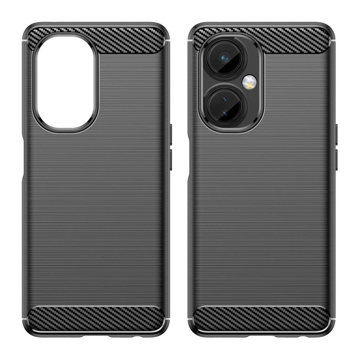 Etui Carbon Case etui OnePlus Nord CE 3 elastyczny silikonowy karbonowy pokrowiec czarne Case