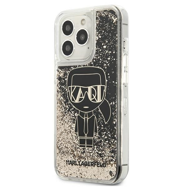 Karl Lagerfeld KLHCP13LLGGKBK iPhone 13 Pro 6,1"czarny/black hardcase Liquid Glitter Gatsby