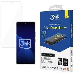 Folia Antymikrobowa montowana na mokro  3MK SilverProtect+ do Redmi Note 14 Pro 4G