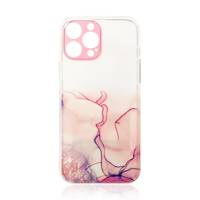 Marble Case etui do Samsung Galaxy A12 5G żelowy pokrowiec marmur różowy