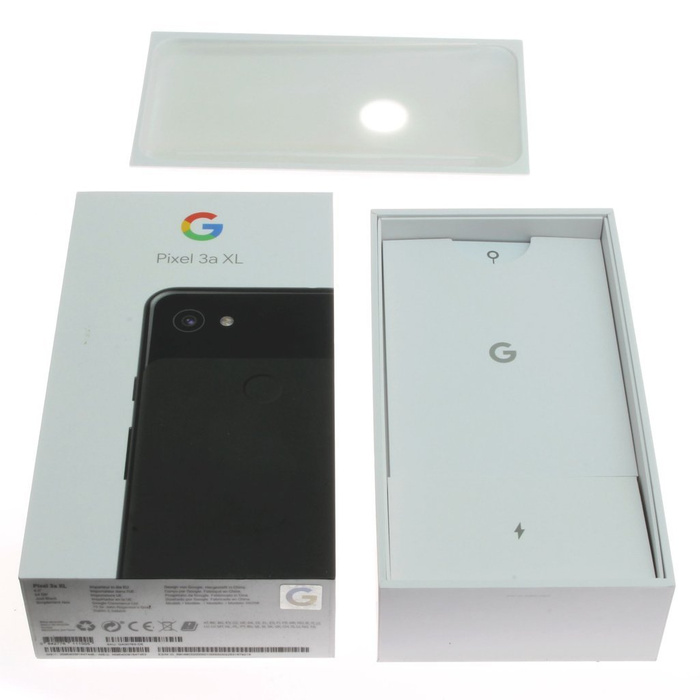 PUDEŁKO Google Pixel 3a XL Just Black 64GB Oryginalne EU 2 Pin