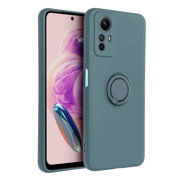 Etui Futerał SILICONE RING do XIAOMI Redmi NOTE 12S  zielony Case