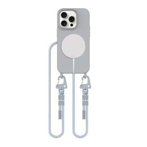 TECH-PROTECT MAGNECKLACE MAGSAFE IPHONE 15 PRO CRAYON GREY