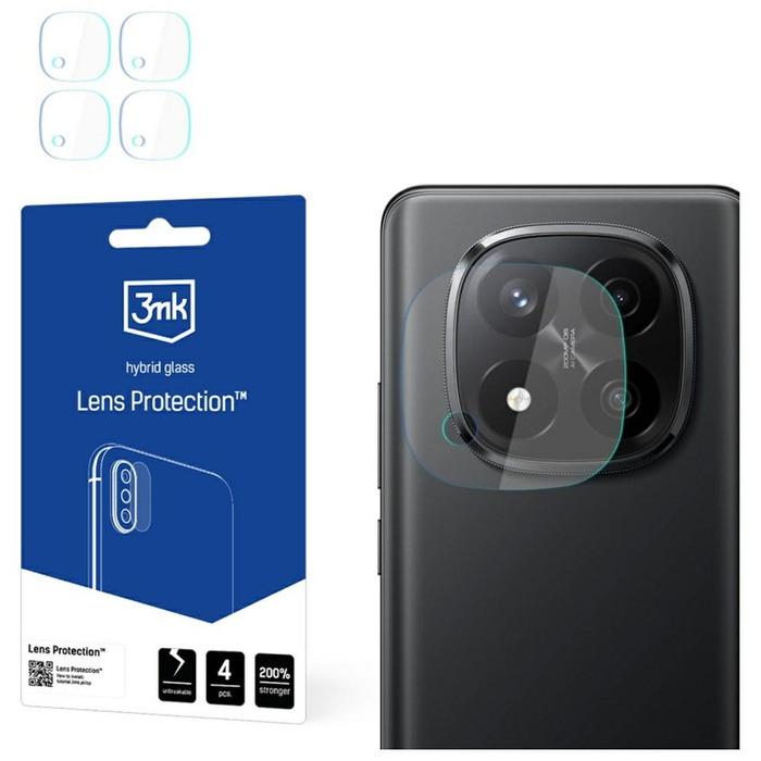 Ochrona na obiektyw aparatu 3MK Lens  Protection do Redmi Note 14 Pro+