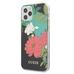 Etui GUESS Apple iPhone 12 12 Pro N°1 Flower Collection Czarny Case