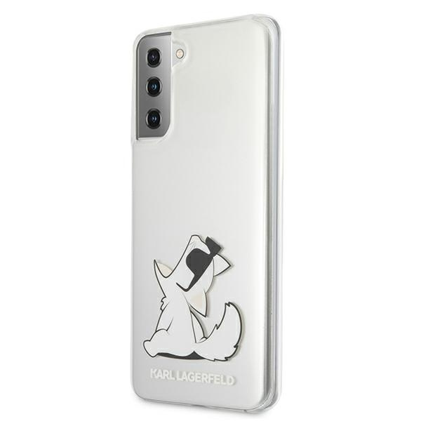 Etui KARL LAGERFELD Samsung Galaxy S21 Plus Choupette Fun Bezbarwny Hardcase