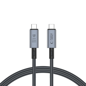 TECH-PROTECT ULTRABOOST MAX USB 4.0 8K 40GBPS TYPE-C CABLE PD240W 100CM GREY