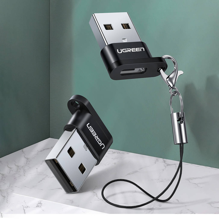 Adapter USB C (żeński) - USB (męski) Ugreen US280 - czarny