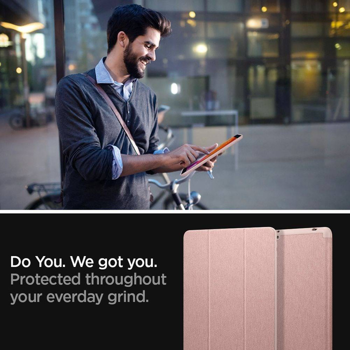 Etui SPIGEN iPad 7/8/9 10.2 2019/2020/2021 Urban Fit Rose Gold Różowe Case