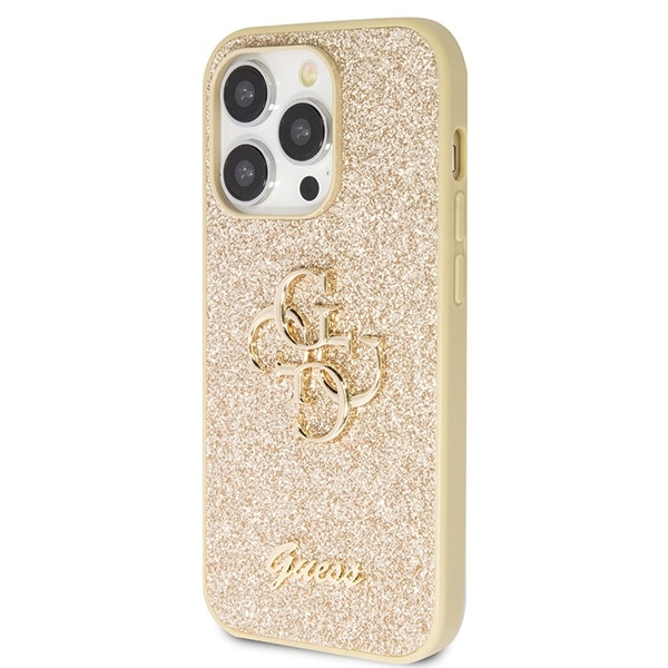 Etui Oryginalne Etui GUESS Hardcase GUHCP14LHG4SGD do iPhone 14 Pro (Fixed Glitter Big 4G / złoty) Case