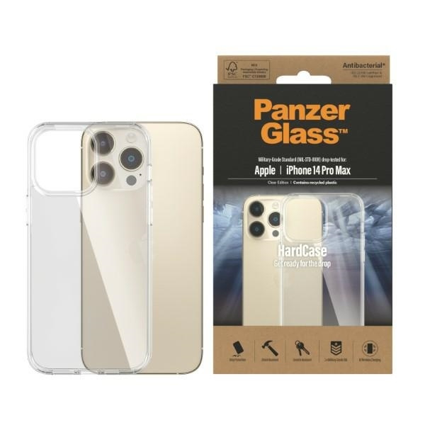 Etui PanzerGlass HardCase iPhone 14 Pro Max 6,7" Antibacterial Military grade transparent 0404