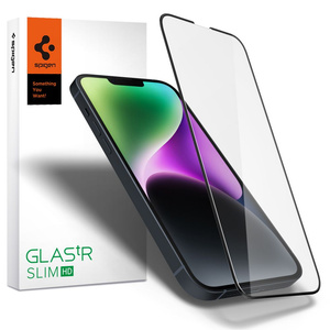 SPIGEN Glass Fc Full Cover iPhone 13 Pro Max / 14 Plus Szkło Hartowane Black