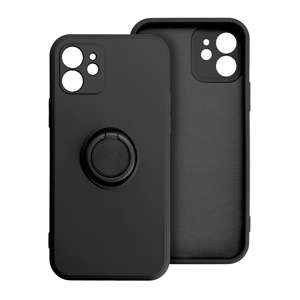 Etui Futerał SILICONE RING do XIAOMI Redmi NOTE 12S czarny Case