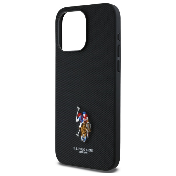 US Polo USHCP15XPEMK iPhone 15 Pro Max    6,7" czarny/black Embroidered DH Color