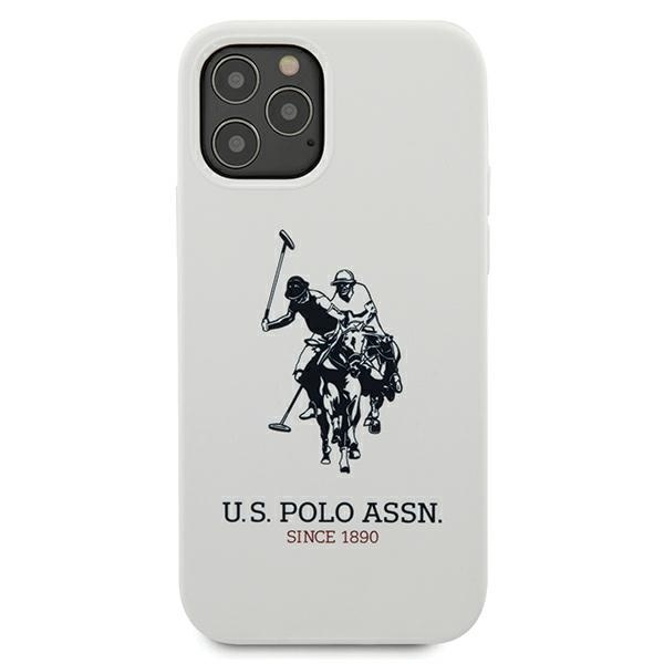 Etui US Polo Apple iPhone 12 12 Pro Silicone Collection Biały Case