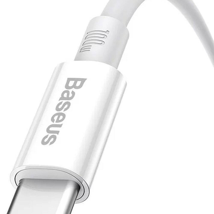 BASEUS kabel USB A do USB-C Length 100W 0,25m biały P10320102214-00