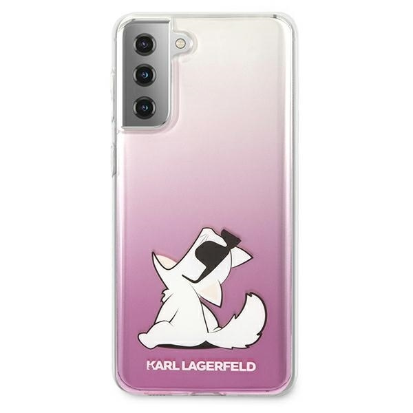 Etui KARL LAGERFELD Samsung Galaxy S21 Plus Choupette Fun Różowy Hardcase