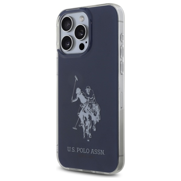 US Polo USHCP15XTPUHRBV iPhone 15 Pro     Max 6,7" niebieski/blue Shiny Big Logo