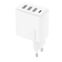 Dudao szybka ładowarka sieciowa 3x USB / 1x USB Typ C 20W, PD, QC 3.0 biały (A5H)