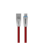 Kabel Pleciony USAMS USB-C U-Light 1,2m Czerwony