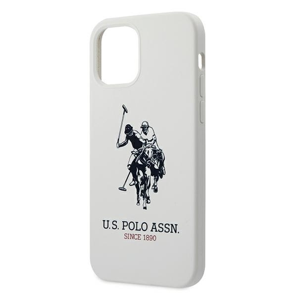 Etui US Polo Apple iPhone 12 12 Pro Silicone Collection Biały Case