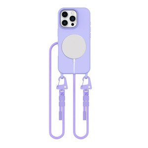 Etui Tech-protect Magnecklace Magsafe iPhone 16 Pro Max Lavender