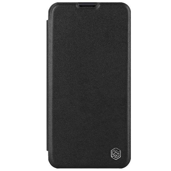 Nillkin Qin Pro Leather Case Iphone 15 (6.1), BLACK / CZARNY