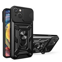 Etui Hybrid Armor Camshield etui Vivo X80 Lite / Vivo V25 pancerny pokrowiec z osłoną na aparat czarne Case