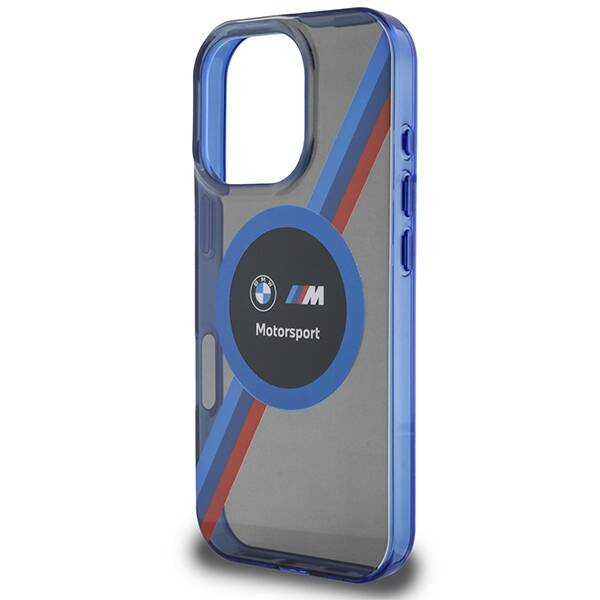 Etui BMW iPhone 16 Pro 6.3" czarny/black hardcase Motosport IML Circle MagSafe