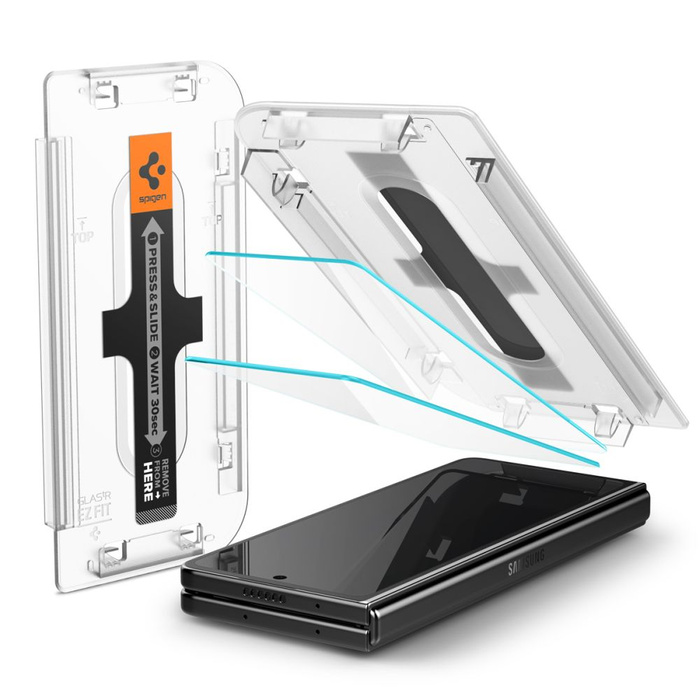 SZKŁO HARTOWANE SPIGEN GLAS.TR ”EZ FIT” 2-PACK GALAXY Z FOLD 5 CLEAR