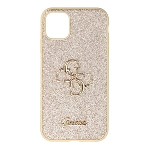 Etui Oryginalne Etui GUESS Hardcase GUHCN61HG4SGD do iPhone 11 (Fixed Glitter Big 4G / złoty) Case