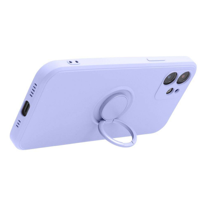 Etui Futerał SILICONE RING do XIAOMI Redmi NOTE 12S fioletowy Case